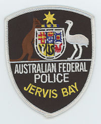FOREIGN,AUSTRALIA,AUSTRALIAN FEDERAL POLICE JERVIS BAY 1